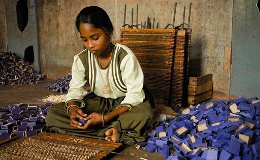 Child labour crackers