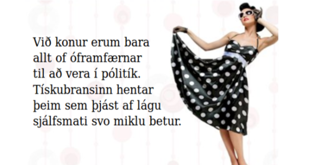 Hver hindrar konur í stjórnmálaþátttöku?